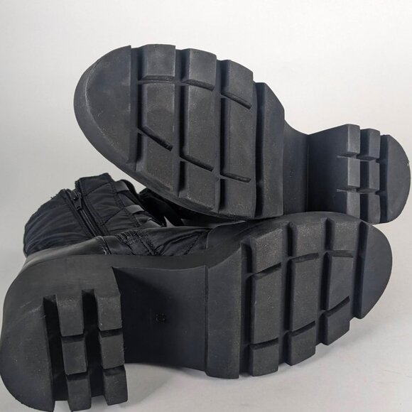 Steve Madden Pieper Lace-Up Lug Sole Chunky Heel Combat Boots Size 10M - NEW - Picture 6 of 7